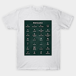 Math Symbols T-Shirt